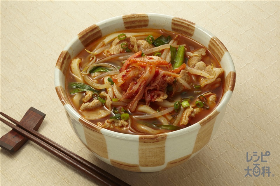 豚キムチうどん