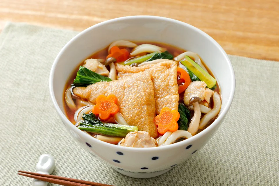 すき煮風きつねうどん