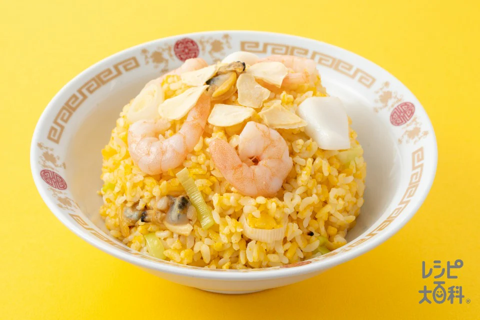 こがしにんにくの海鮮チャーハン