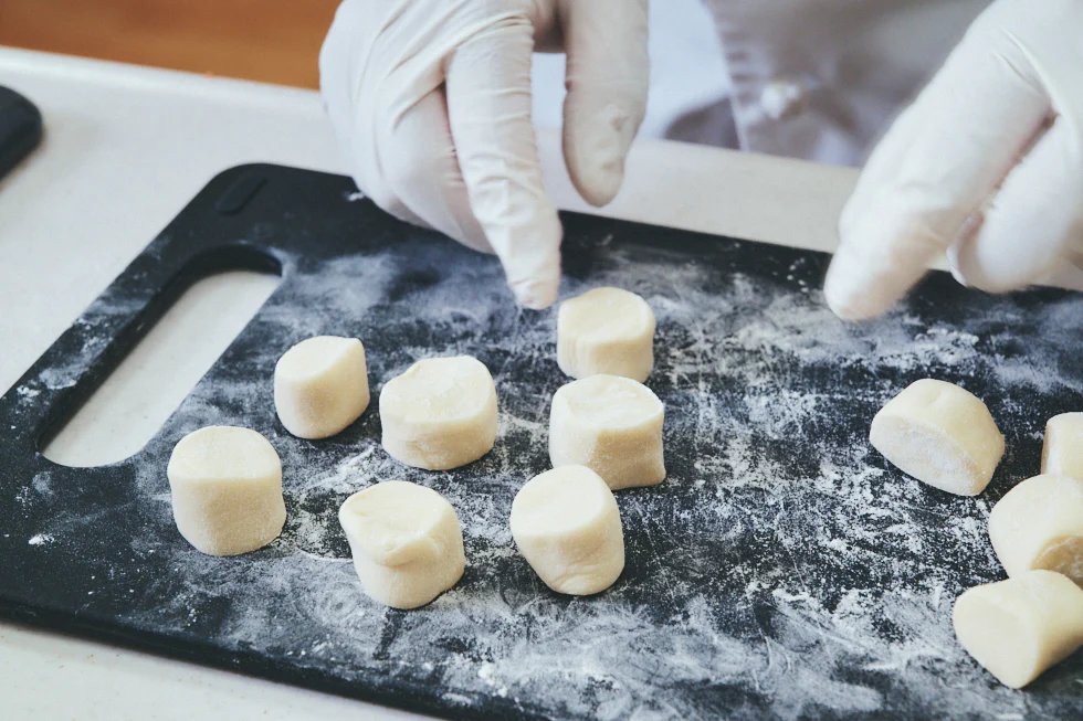 12等分にした餃子の皮
