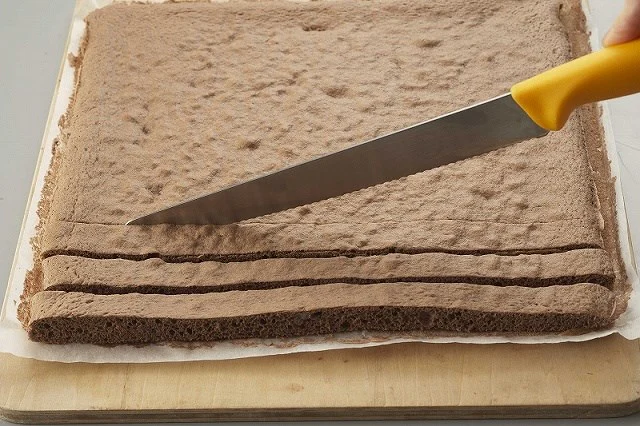 ハートのココアロールケーキのつくり方_9_1