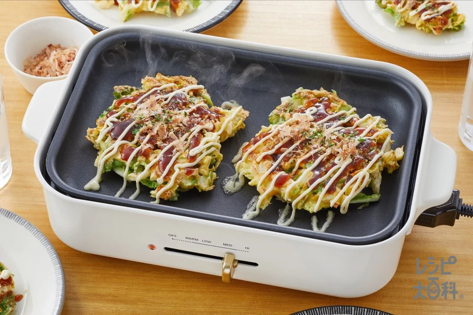 白菜のお好み焼き