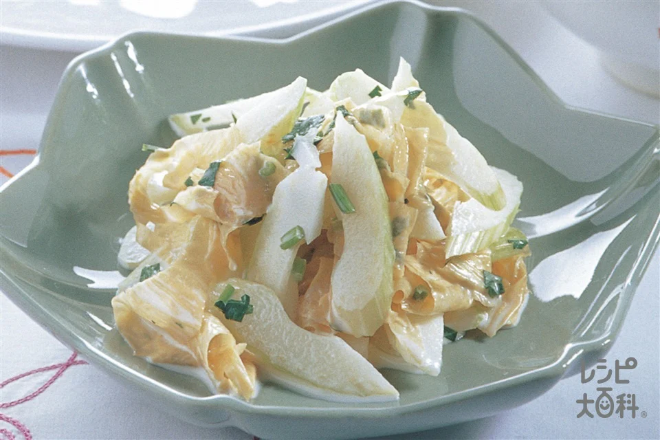 ゆばとセロリのマヨからしあえ