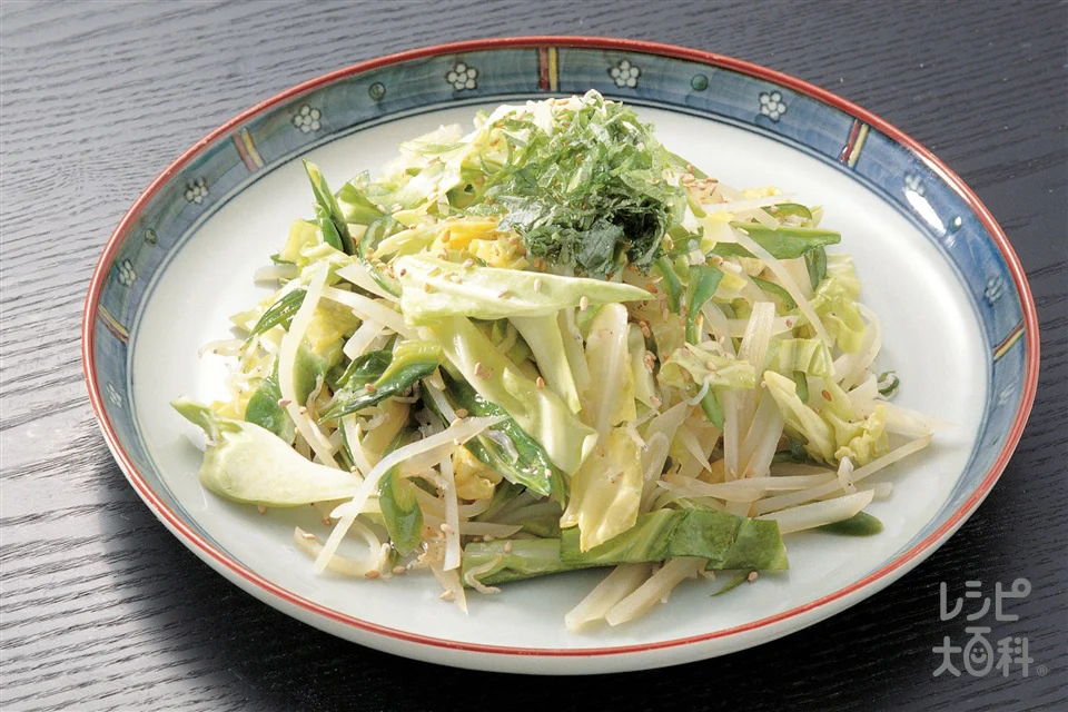 キャベツのいりこ風味炒め