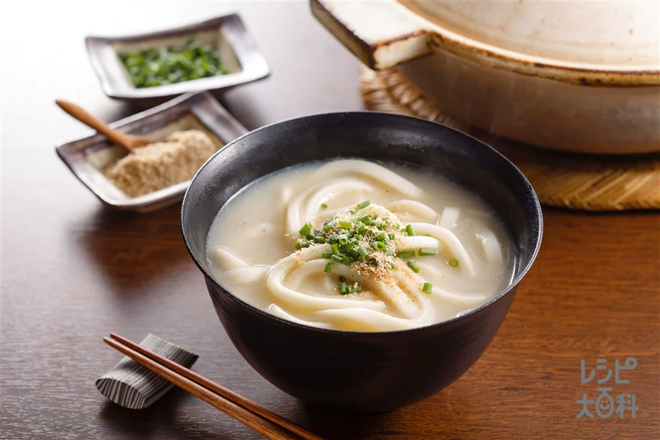 鍋の〆 豆乳うどん