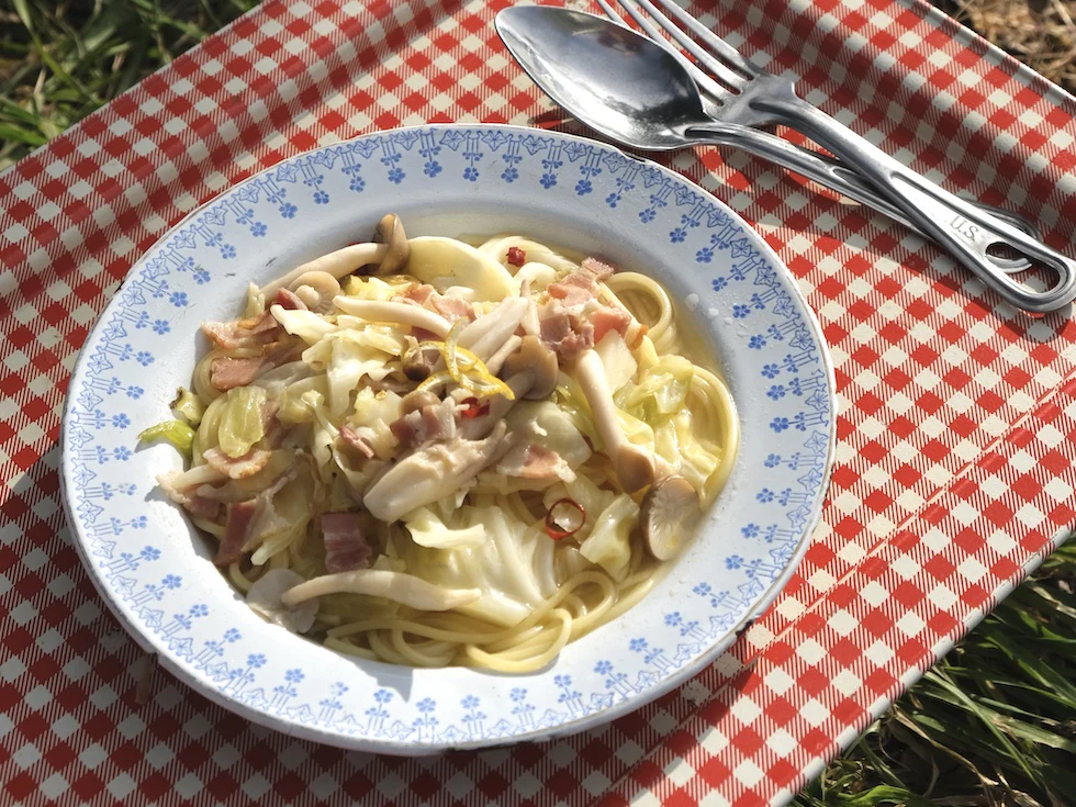 春キャベツとゆずの香りがフワリ！女子に人気のスープパスタ