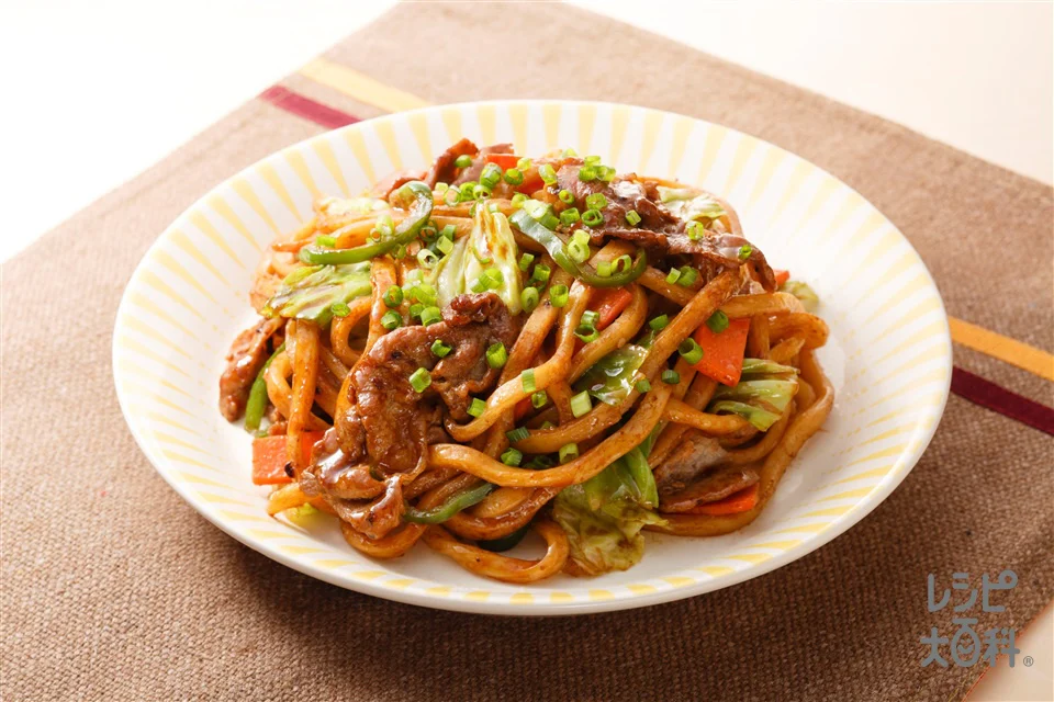 味噌マヨ焼きうどん