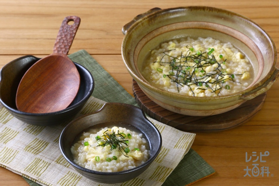 鍋の〆 海鮮だし雑炊の作り方 | レシピ |【味の素パーク】