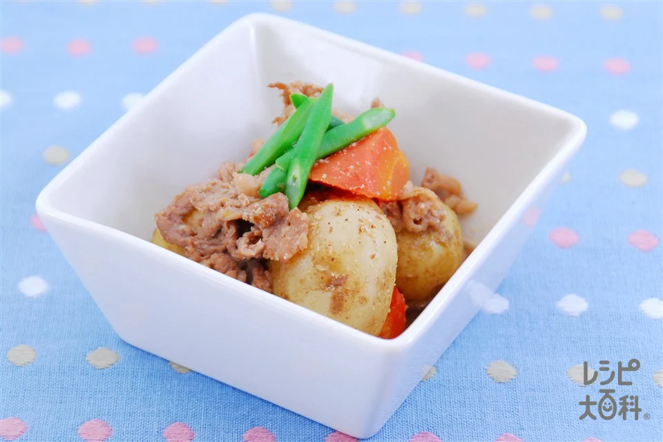 新じゃがのごま煮
