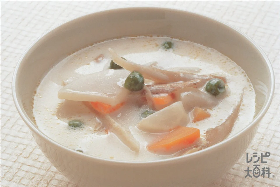 根菜のあったかミルクスープ