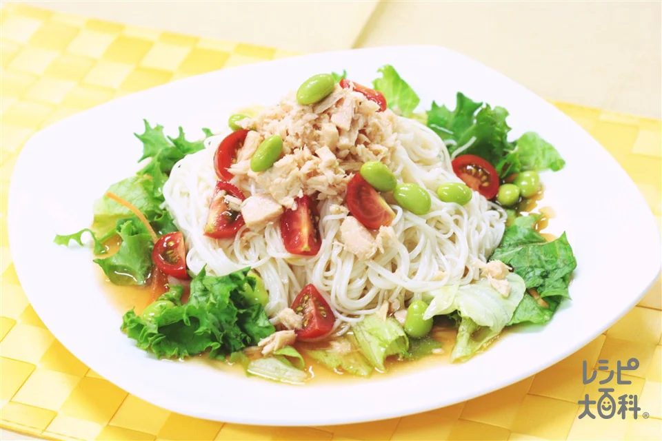 野菜のサラダ素麺