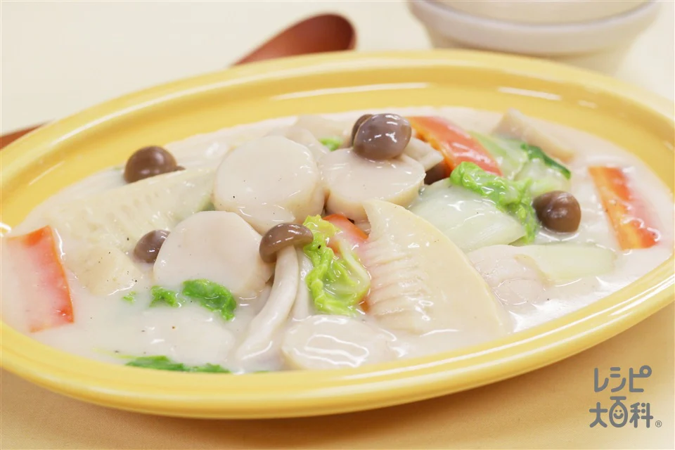 ほたてと白菜のクリーム煮
