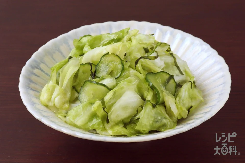キャベツときゅうりの青じそ和え