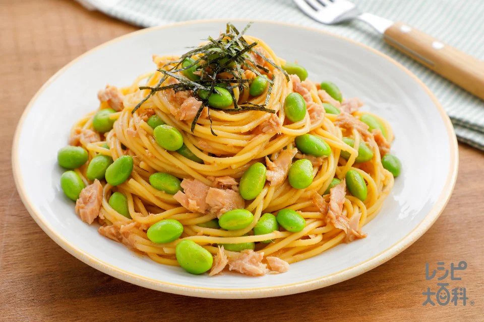 ツナ&冷凍枝豆で!簡単パスタ