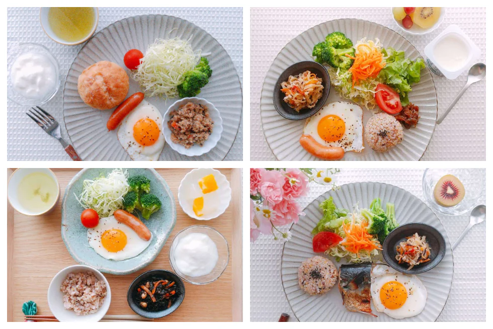 作り置きをフル活用！眼福・口福を叶える朝のワンプレート