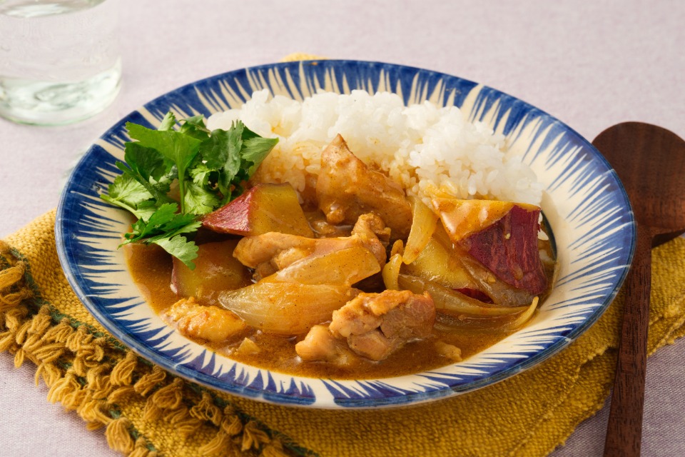 さつまいものベトナムカレー風