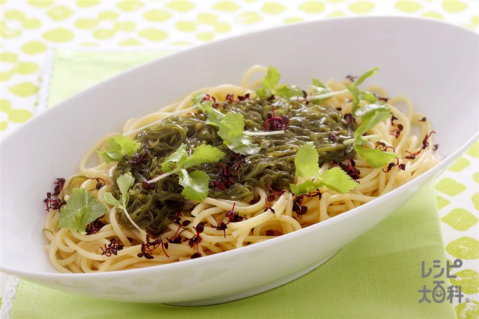 芽かぶのパスタ