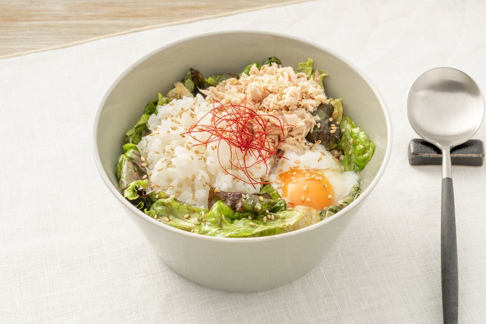 シャキシャキ食感が楽しい★混ぜるだけのポムドン風ビビンバ