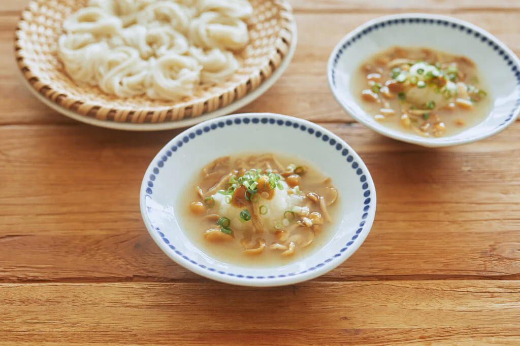 「味の素KK 鶏白湯スープ」でおろしつけだれ