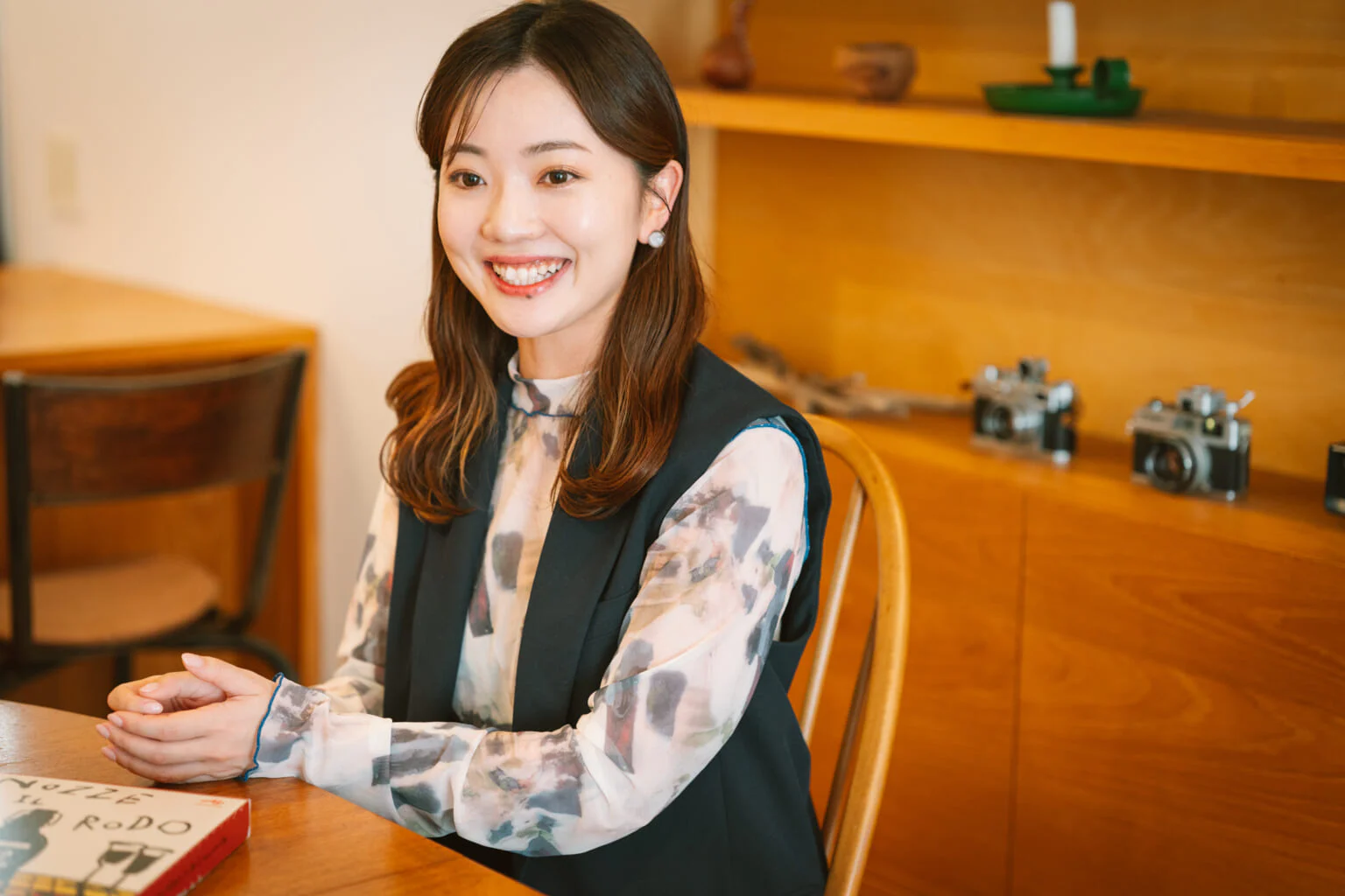 深山さんのオススメアレンジはリゾット。「お米を生のままブロードパウダーと煮詰めていくだけで、すごく手軽においしくできました！ お客さまの中にはお肉のソースとして使っている方もいて驚きました」