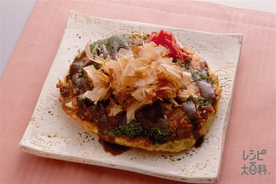 お好み焼き(代用ソース)