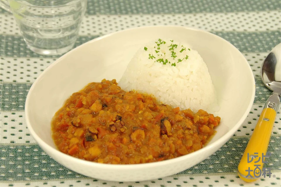 たこのキーマカレー