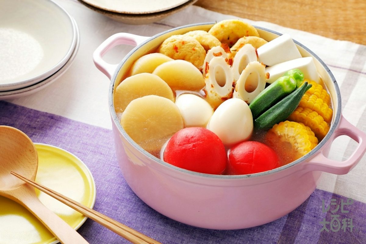 冷めてもおいしい夏野菜おでんの献立 | 献立・メニュー｜【味の素パーク】