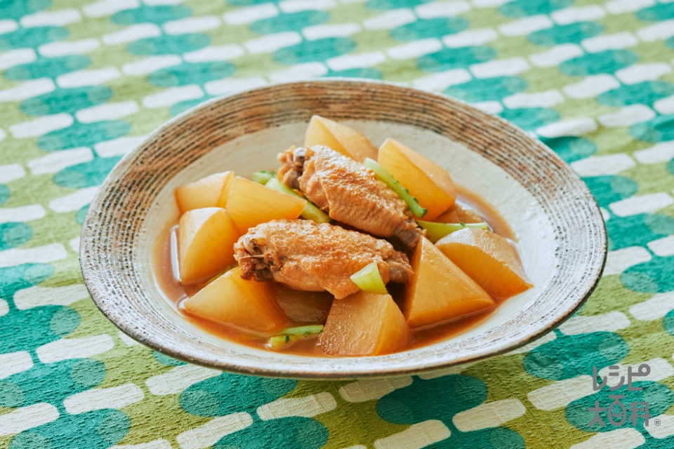 大根と手羽先の煮もの