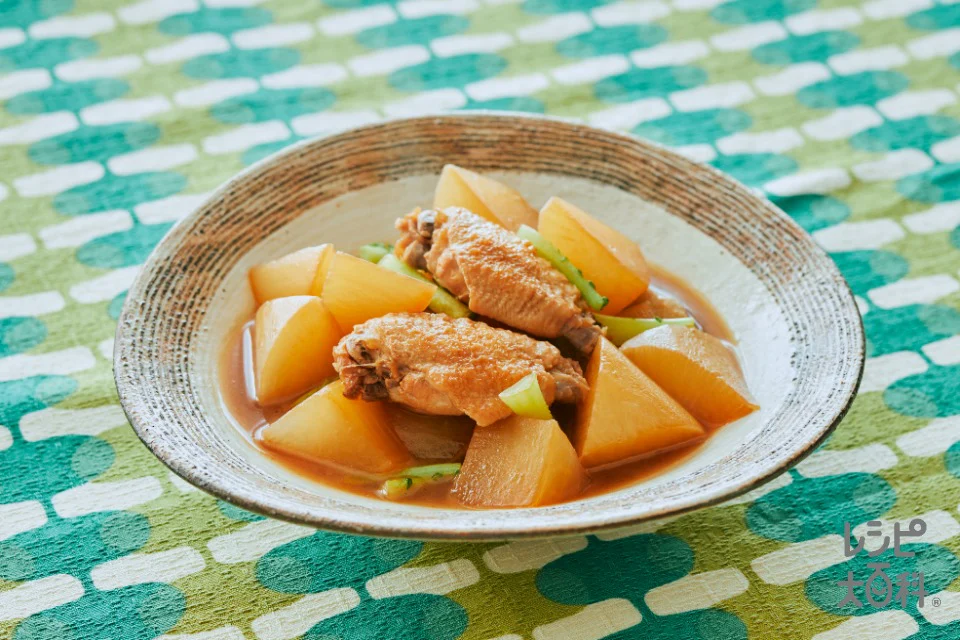 大根と手羽先の煮もの