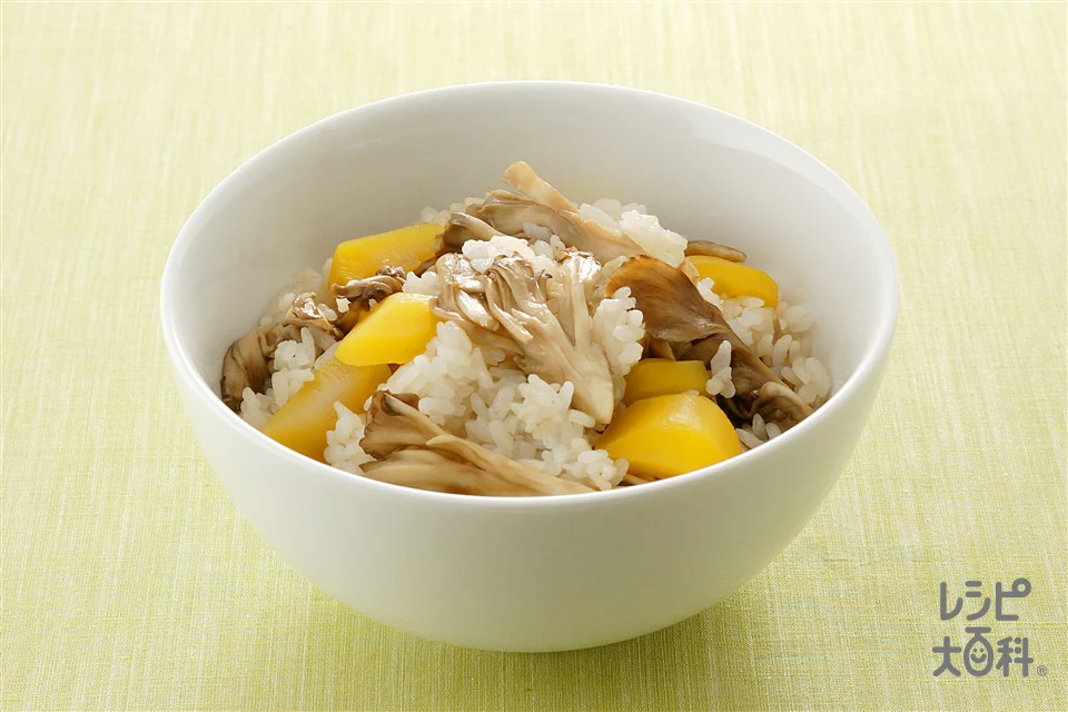 まいたけ・栗入り混ぜご飯