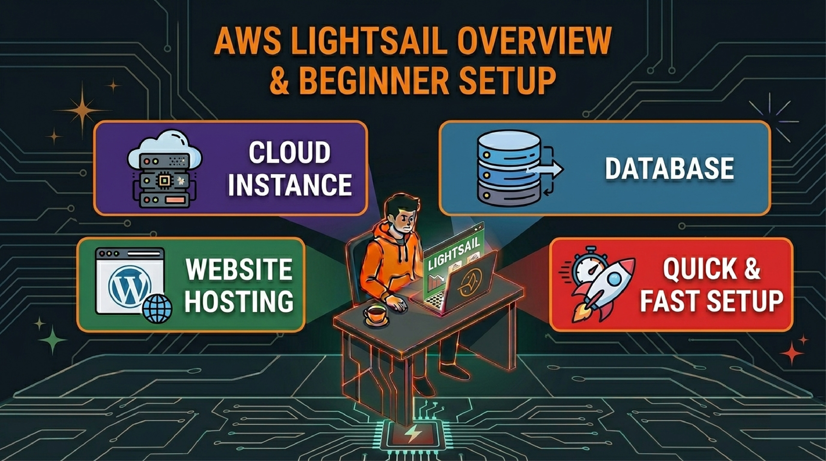 AWS Lightsailとは？初心者向け10分で簡単構築