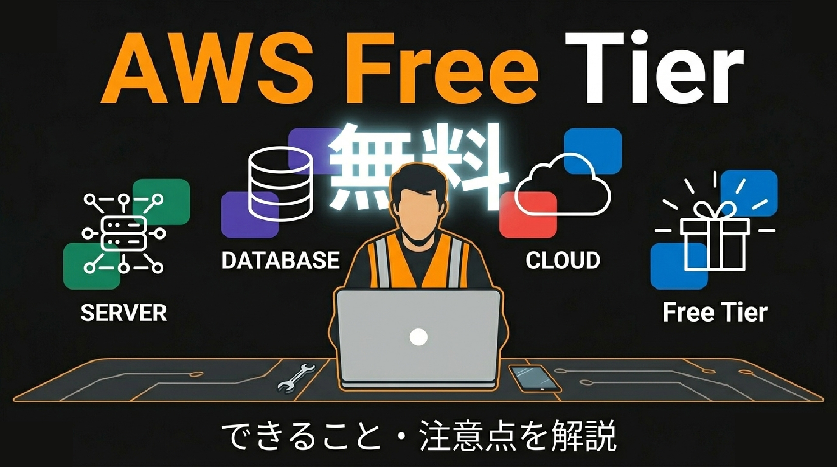 AWSの無料枠で何ができるか試してみた【課金を防ぐ方法も解説】
