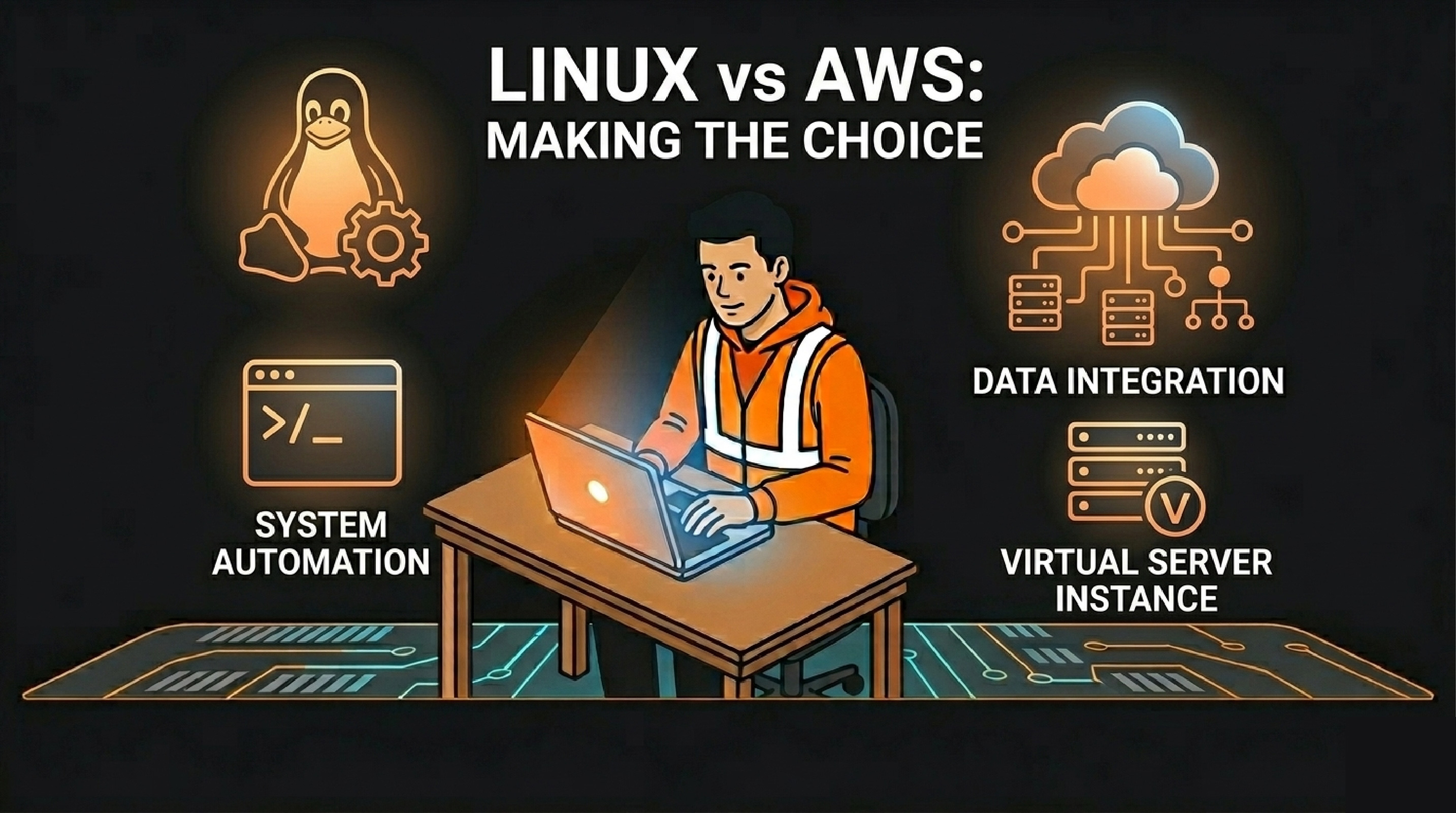 LinuxとAWSの違いを10分で完全理解！もう選択に迷わない