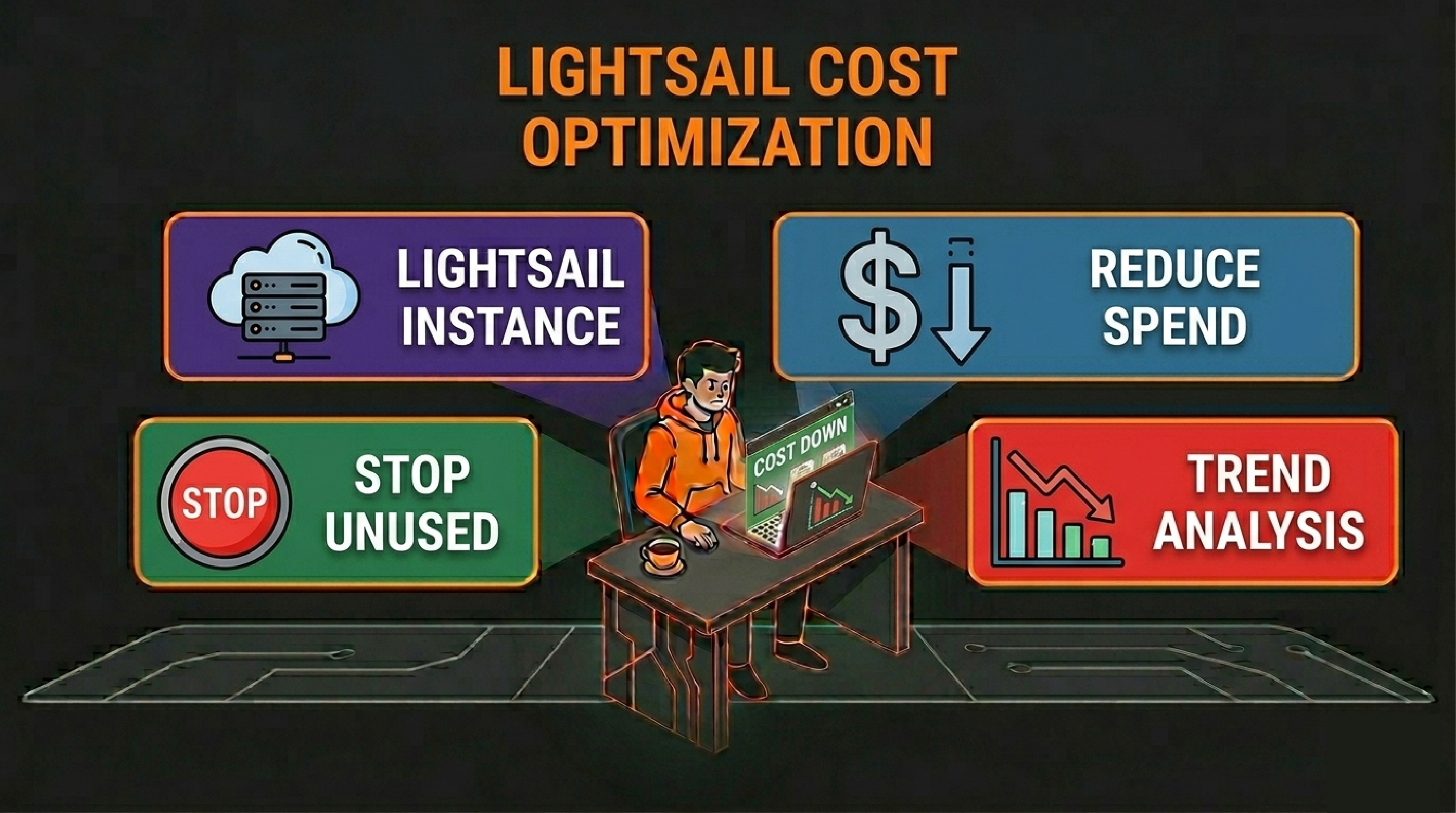 Lightsail料金の無駄を停止！知らないと損する15ドルの節約術