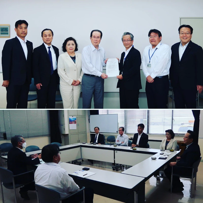 高知県ハイヤー・タクシー協議会のみなさんと高知空港事務所へ‼️