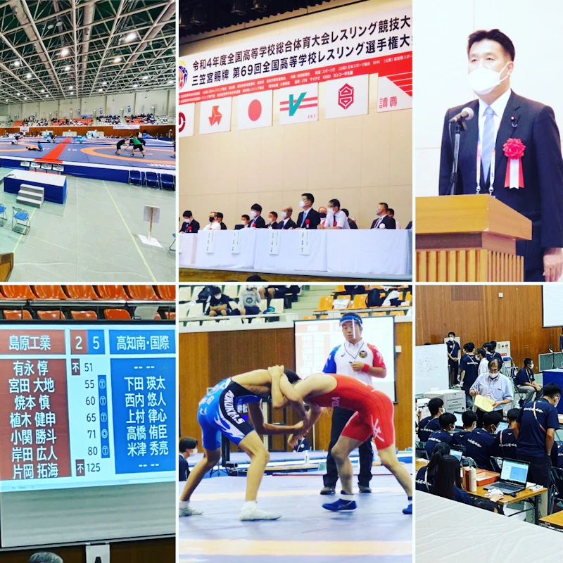 インターハイ・レスリング大会が開幕！