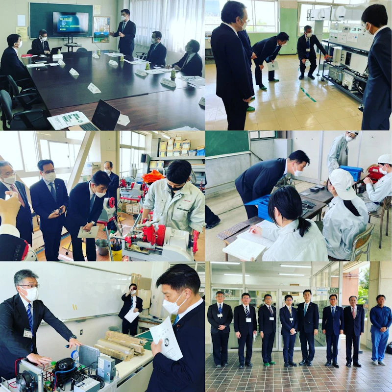 神奈川県立藤沢工科高等学校を視察！