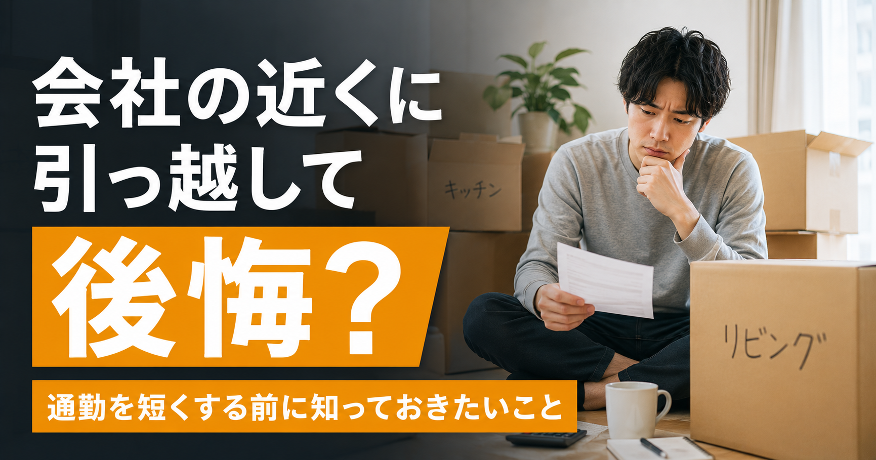 会社の近くに引っ越して後悔?通勤を短くする前に知っておきたいこと