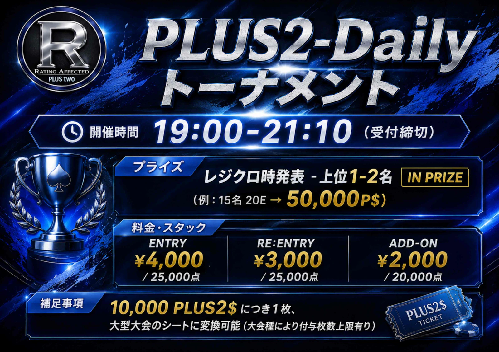 DailyTournament の POP 画像