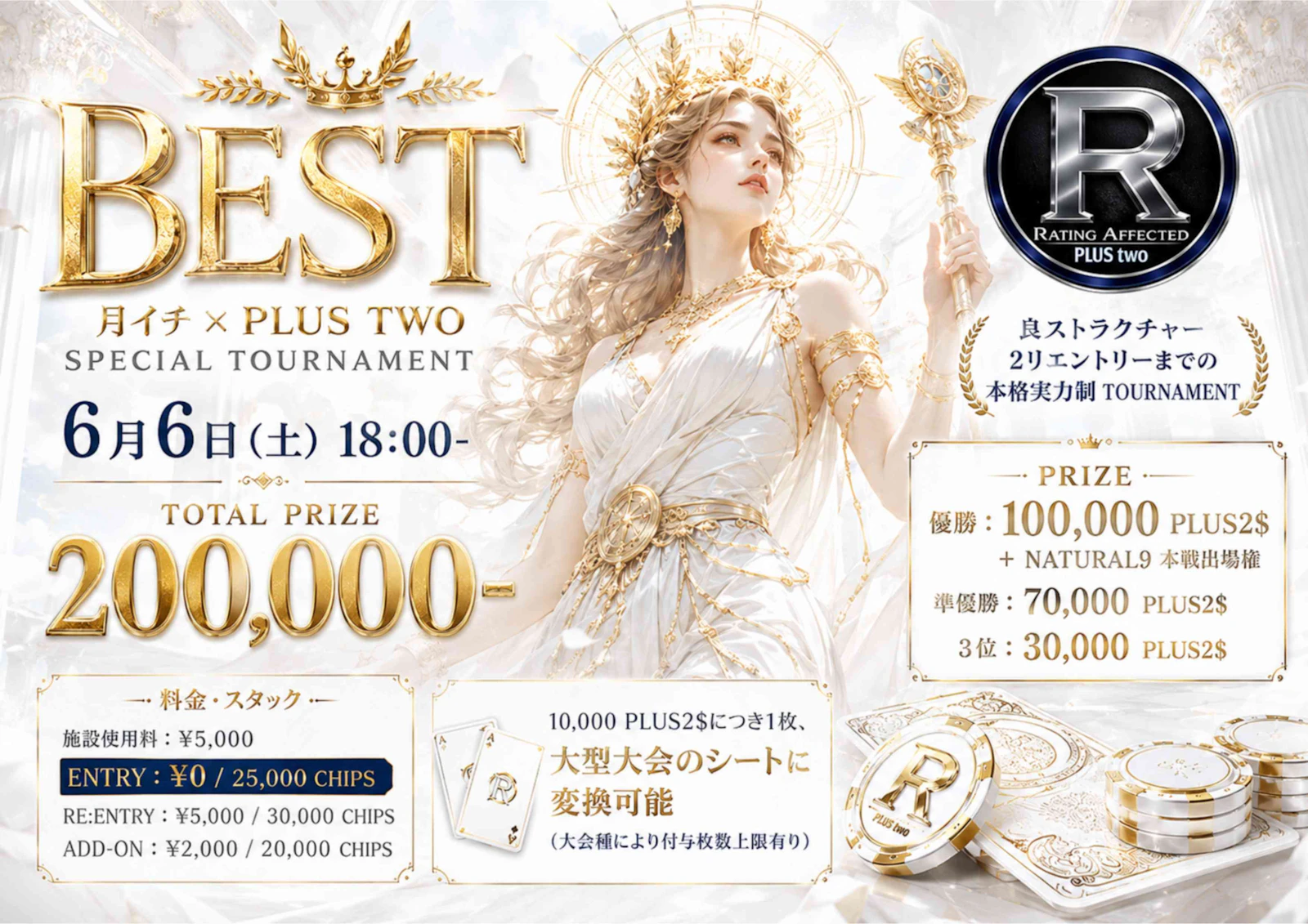 月イチspecial【BEST】200,000P$保証！ の POP 画像