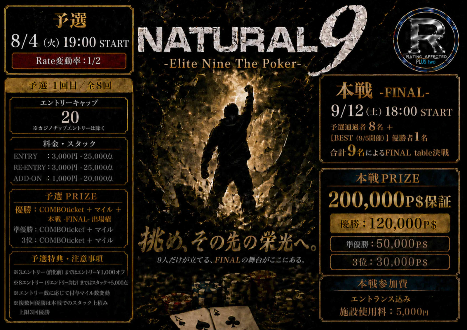 Natural9予選（8.11） の POP 画像