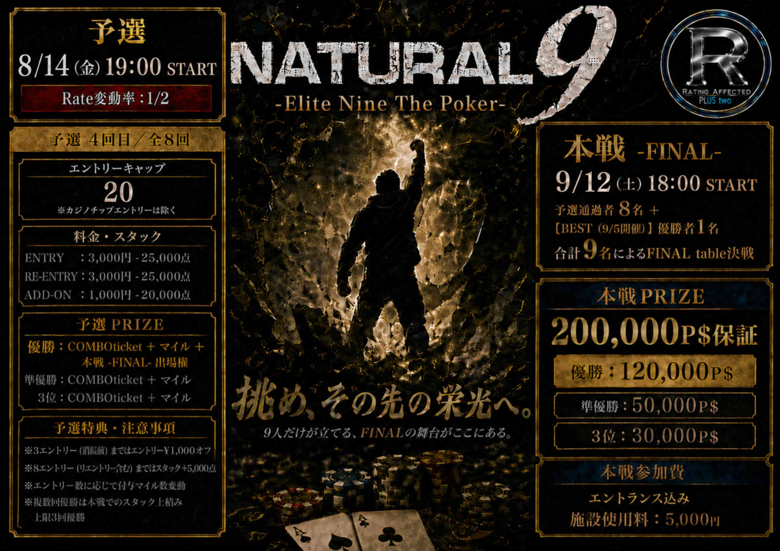 Natural9予選（8.14） の POP 画像