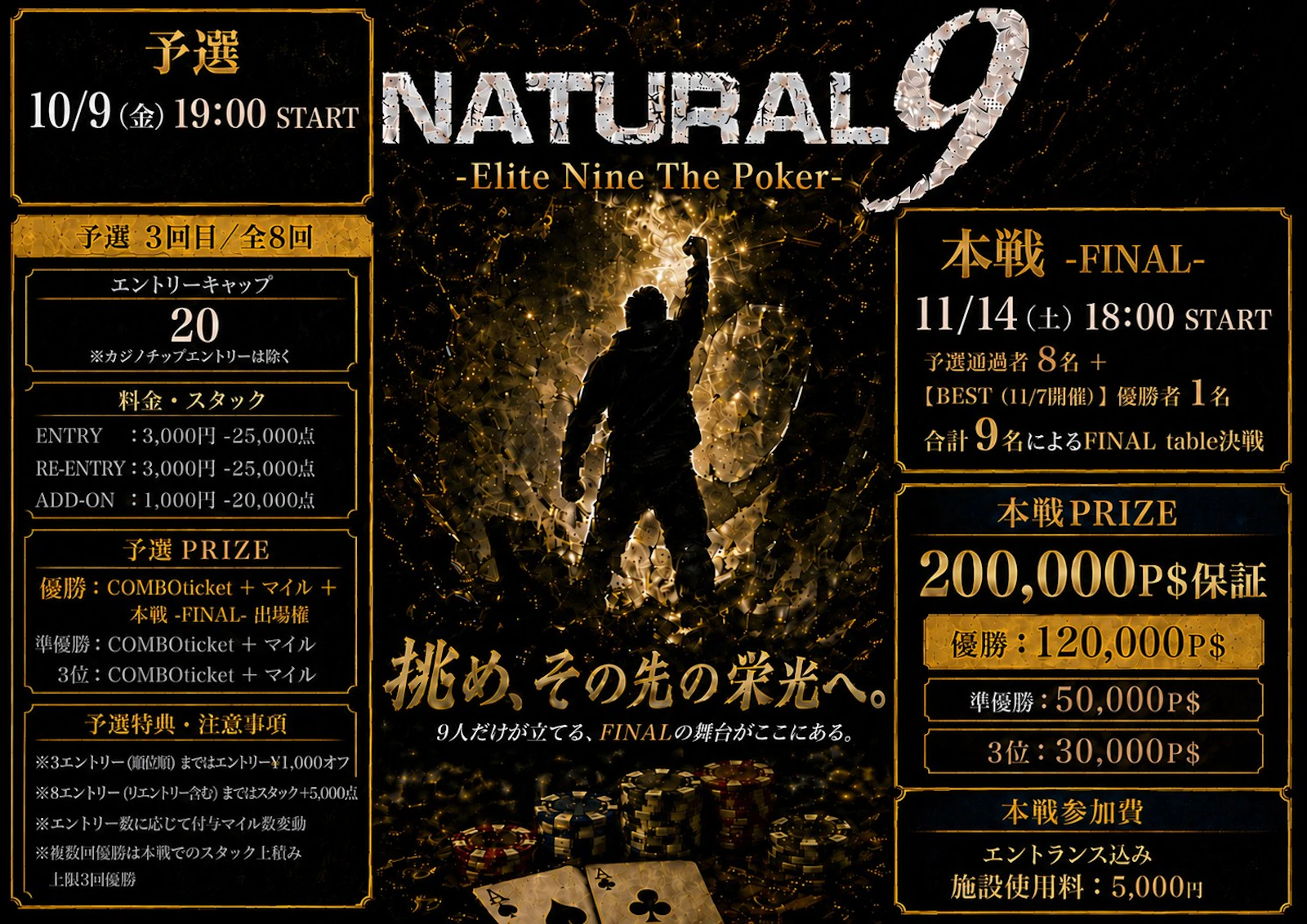 Natural9予選（10.9） の POP 画像