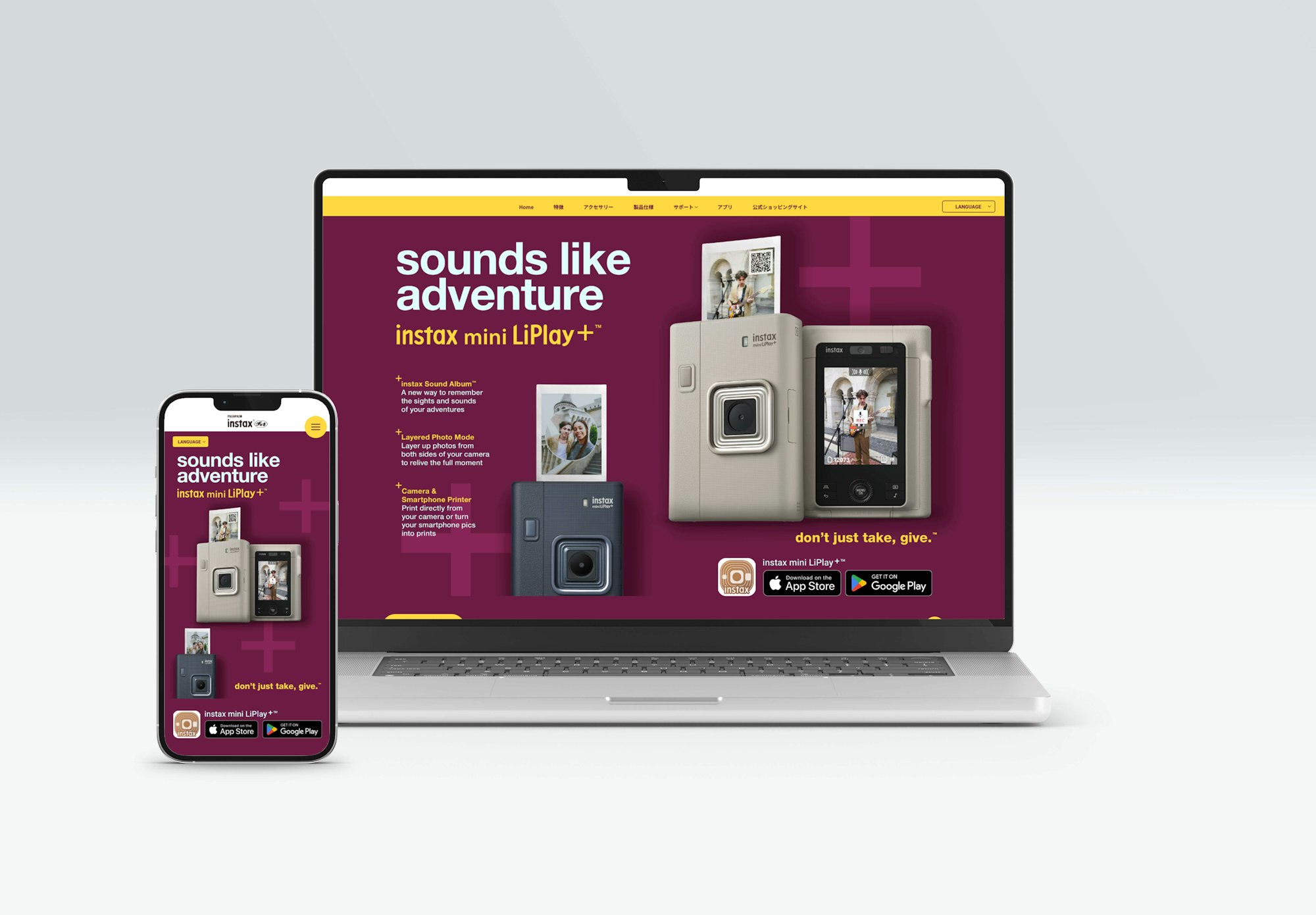 音も、写真も、想い出も──五感で残すチェキ体験をのキービジュアル