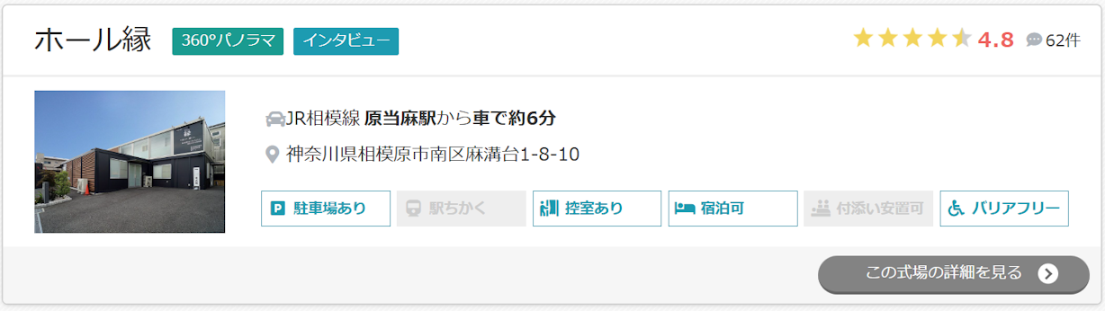 ホール縁