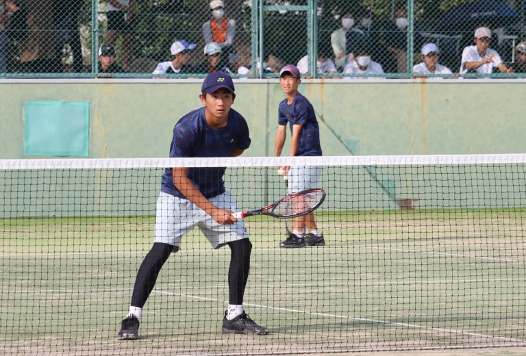 男子個人戦　木下・藤井ペア（嬉野）が総体につづき優勝【令和4年度佐賀県高等学校新人ソフトテニス大会】