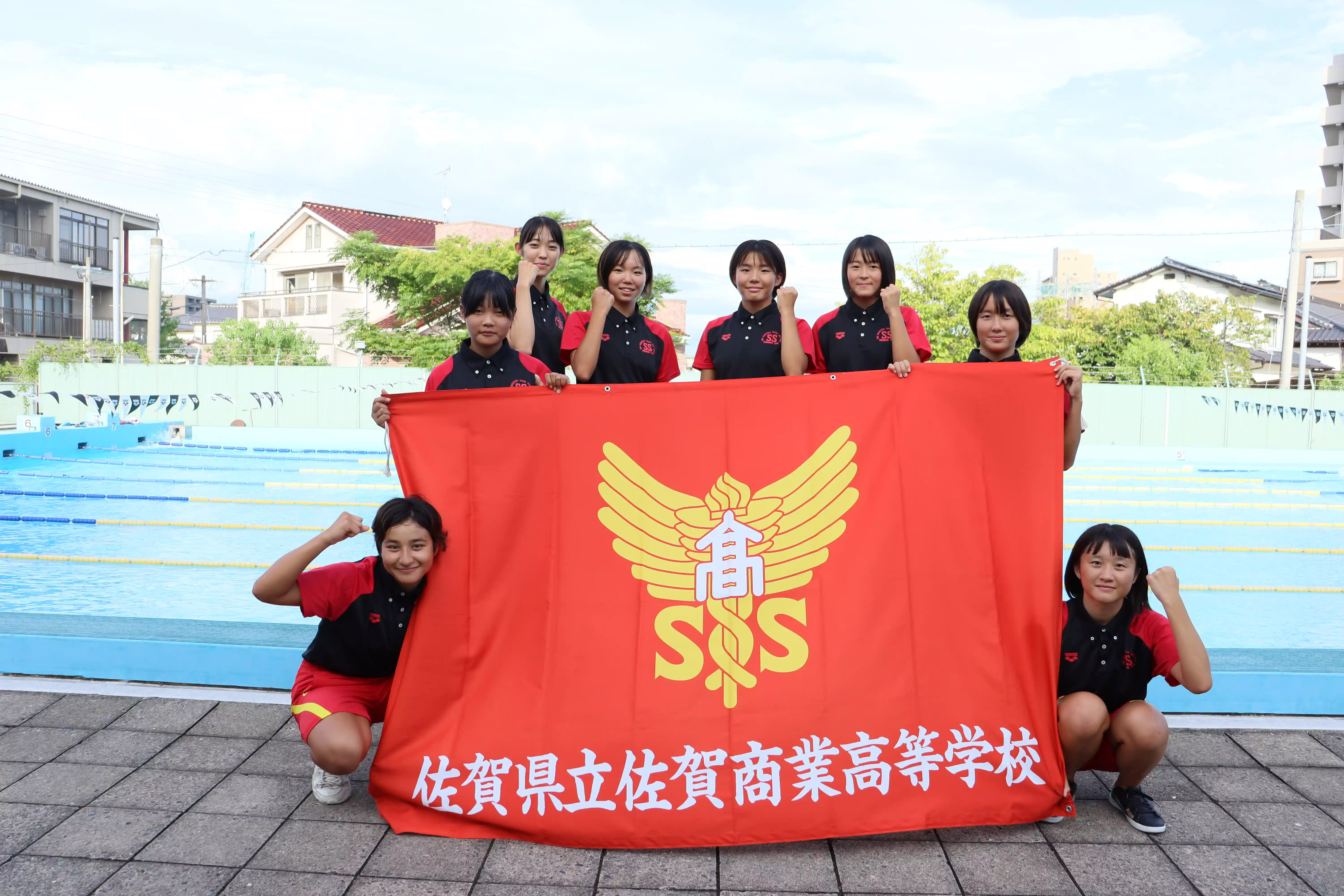 チーム名鑑　佐賀商業高校女子水泳部「1人でも多く全国大会へ」