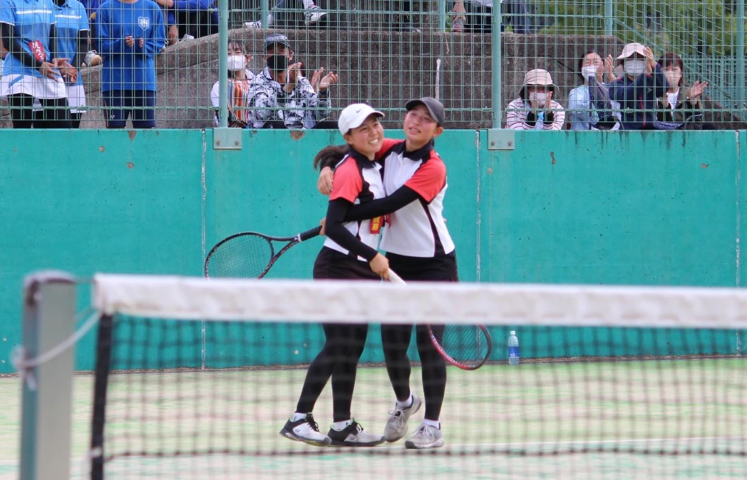 佐賀 総体 2023】テニス女子 佐賀商が強豪鳥栖商を相手に底力を見せ3