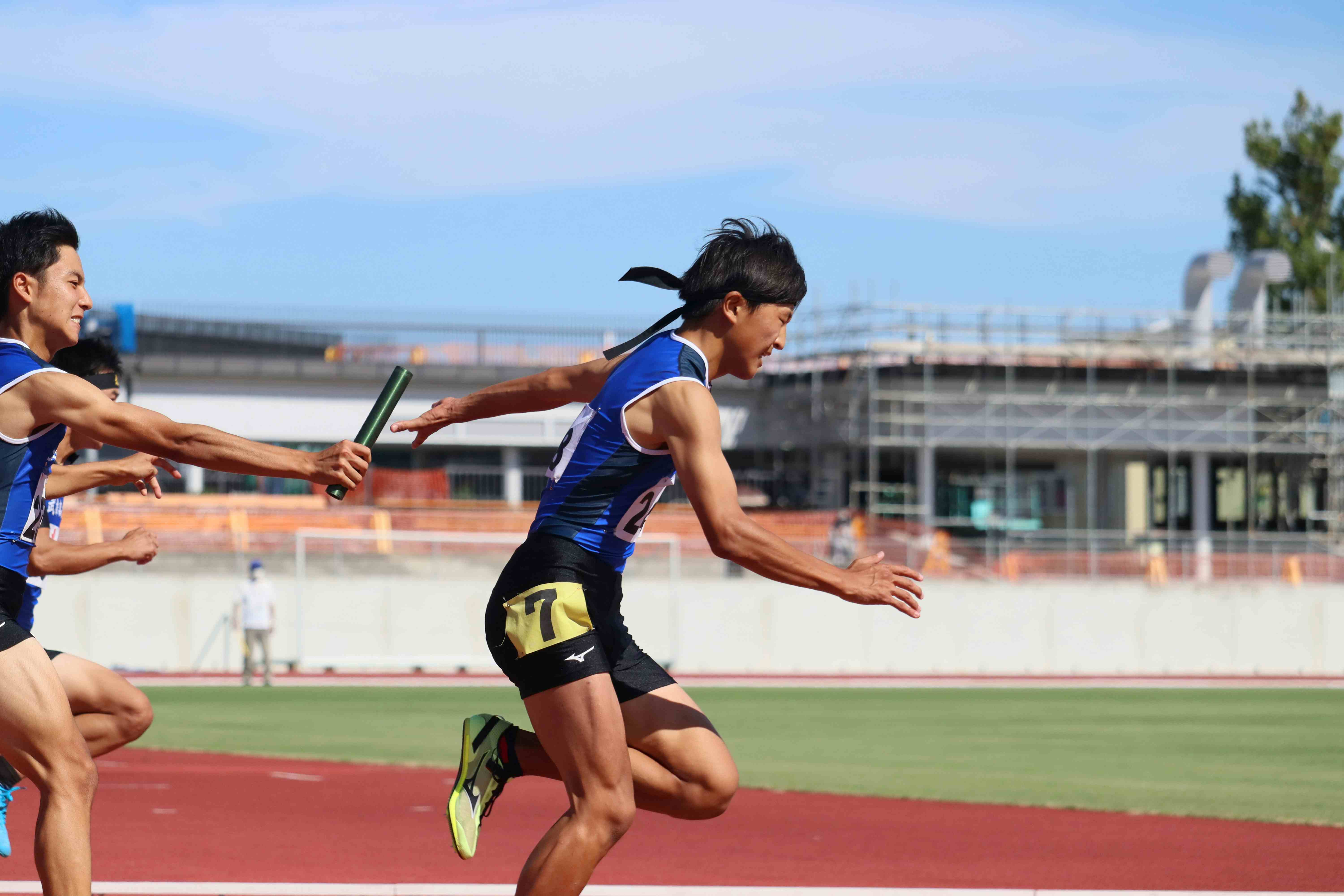 致遠館高校 男子4×100Mリレーで優勝 九州新人大会でベスト8を目指す！ 【第55回佐賀県高等学校新人陸上競技大会】 | かちスポ