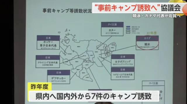スポーツ国際大会の事前キャンプについて 県内への誘致に取り組む協議会 県庁で開催